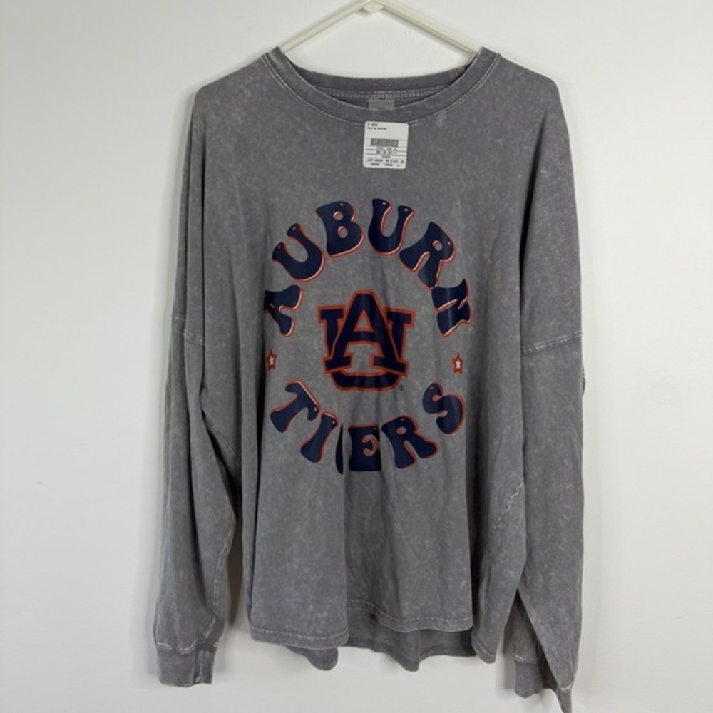 Auburn Tigers AU‎ Slouchy Long Sleeve Shirt NWT - Gameday Couture Women's XL